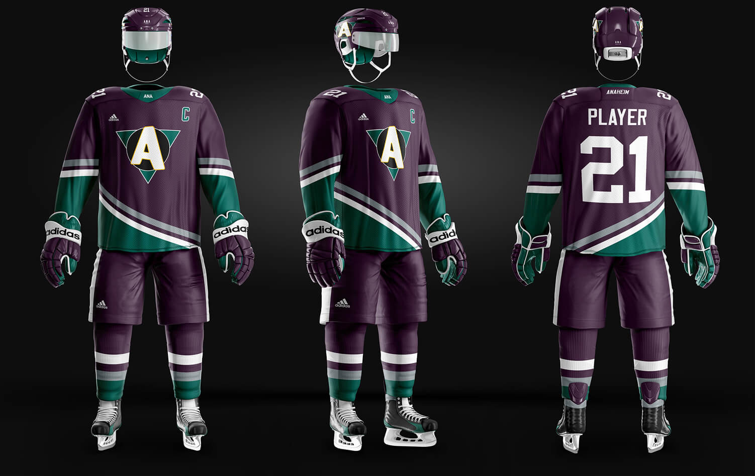 Ice Hockey Uniform Template – Sports Templates