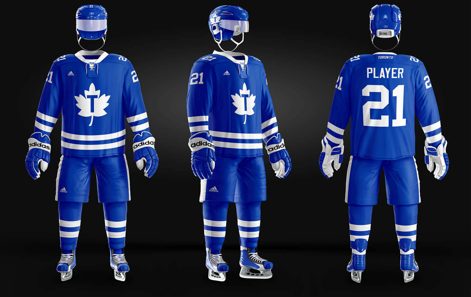 Ice Hockey Uniform Template – Sports Templates