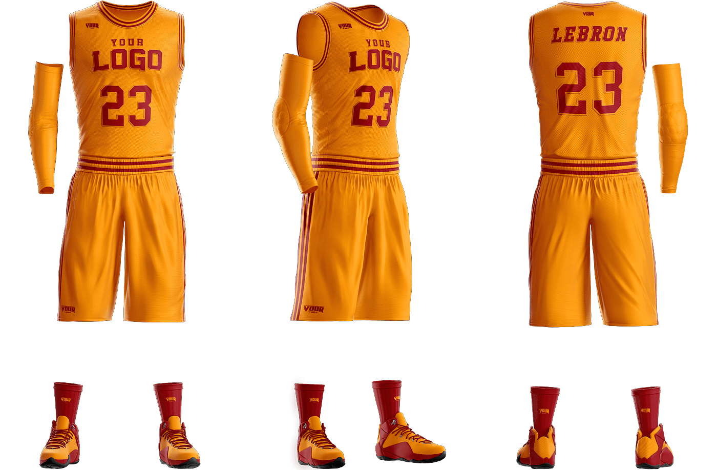 Basketball uniform custom design mock ups template