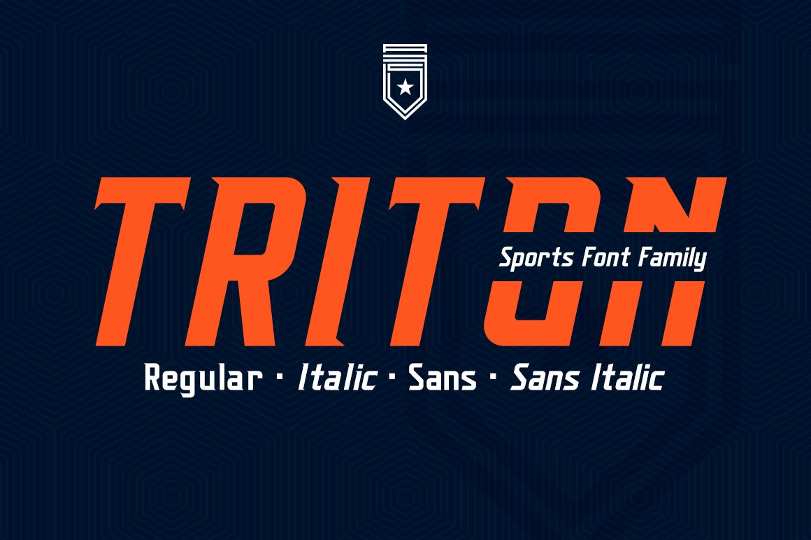 Sport Universal Font For Soccer Football Baseball Or Basketball