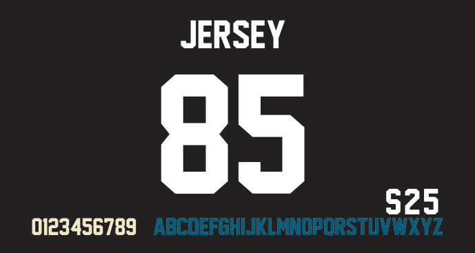 adobe illustrator fonts for sports jerseys